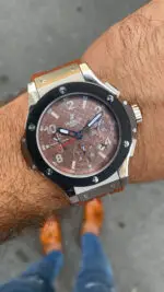 Hublot Big Bang 44 mm Kahverengi Kadran ETA Saat