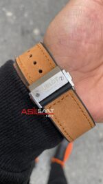 Hublot Big Bang King Unico 411 NX Silver 45 mm Kahverengi Kordon