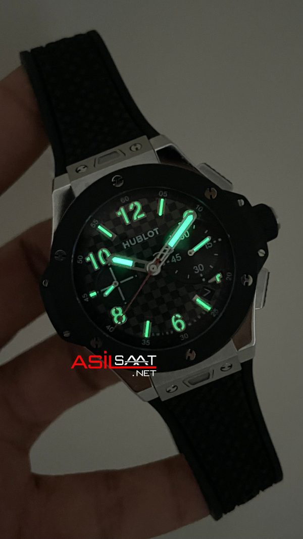Hublot Big Bang Titanium Ceramic 20th Anniversary 43mm Siyah Super Clone Swiss ETA Saat ZF Factory Hublot Big Bang Titanium Ceramic 20th Anniversary 43mm Siyah Super Clone Swiss ETA Saat ZF Factory