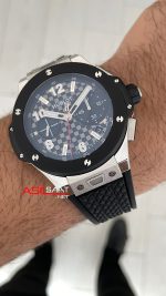 Hublot Big Bang Titanium Ceramic 20th Anniversary 43mm Siyah Super Clone Swiss ETA Saat ZF Factory