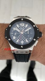 Hublot Big Bang Titanium Ceramic 20th Anniversary 43mm Siyah Super Clone Swiss ETA Saat ZF Factory