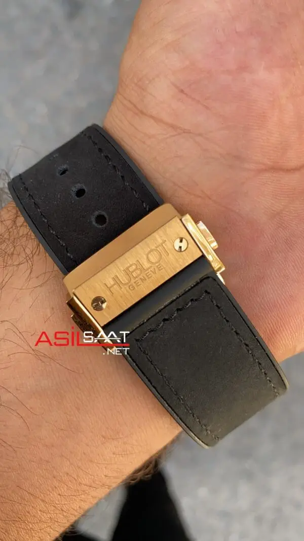 Hublot Big Bang Tourbillon Power Reserve Rose Siyah