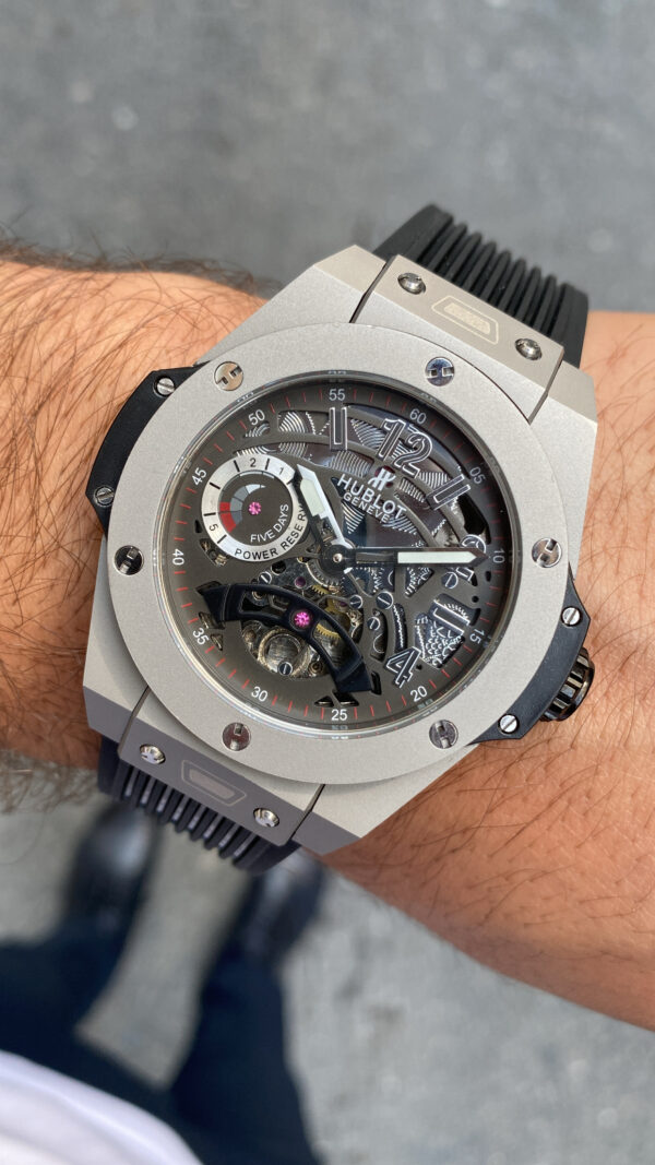 Hublot Big Bang Tourbillon Power Reserver 44 mm Gri Kadran