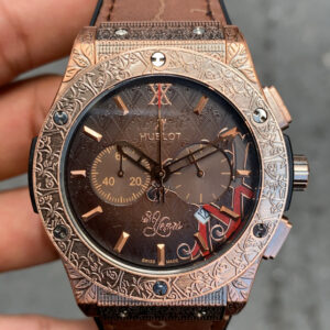 Hublot Classic Fusion Arturo Fuente İşlemeli Kasa Kahverengi