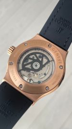 Hublot Classic Fusion Tourbillon Kahverengi 42mm Rosegold Replika Saat