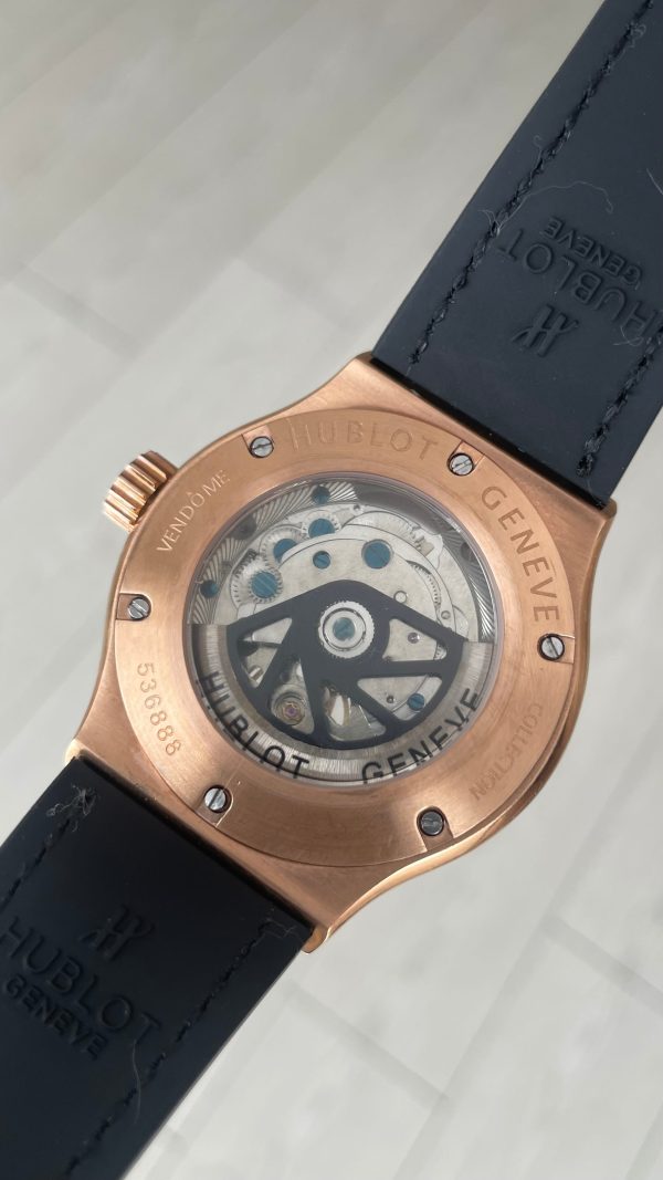Hublot Classic Fusion Tourbillon Kahverengi 42mm Rosegold Replika Saat