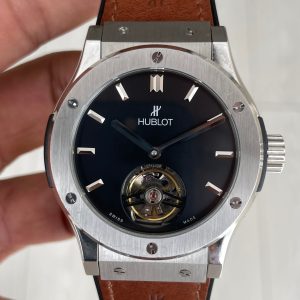 Hublot Classic Fusion Tourbillon Kahverengi 42mm Silver Replika Saat