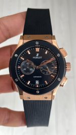Hublot Classic Fusion Vendome Siyah 42mm Rose Black Replika Saat