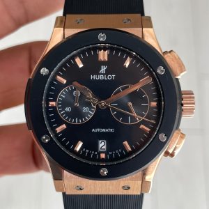 Hublot Classic Fusion Vendome Siyah 42mm Rose Black Replika Saat