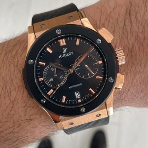 Hublot Classic Fusion Vendome Siyah 42mm Rose Black Replika Saat