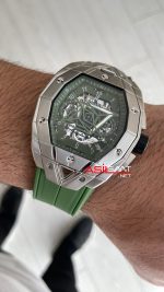 Hublot Spirit Of Big Bang Sang Bleu Green 44mm Yeşil Kadran Replika Saat