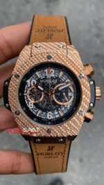 Hublot Unico Big Bang King 441 OX Rose 45 mm Kahverengi Kordon