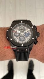 Hublot Unico Perpetual Calendar Black Magic Big Bang 44mm PVD Replika Saat