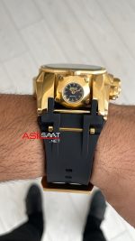 Invicta Magnum Zeus Bolt Reserve Siyah 25607 Gold 52mm Replika Saat
