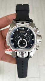 Invicta Magnum Zeus Bolt Reserve Siyah 25607 Silver 52mm Replika Saat