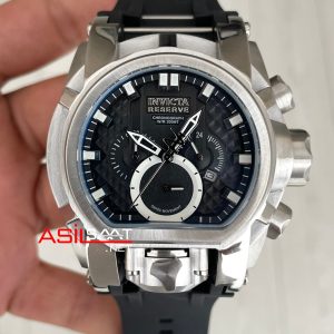 Invicta Magnum Zeus Bolt Reserve Siyah 25607 Silver 52mm Replika Saat