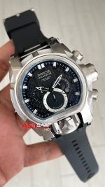 Invicta Magnum Zeus Bolt Reserve Siyah 25607 Silver 52mm Replika Saat