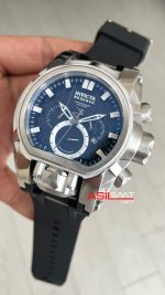 Invicta Magnum Zeus Bolt Reserve Siyah 25607 Silver 52mm Replika Saat