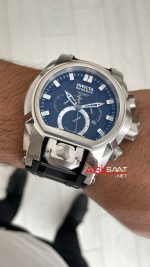 Invicta Magnum Zeus Bolt Reserve Siyah 25607 Silver 52mm Replika Saat