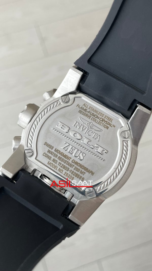 Invicta Magnum Zeus Bolt Reserve Siyah 25607 Silver 52mm Replika Saat Invicta Magnum Zeus Bolt Reserve Siyah 25607 Silver 52mm Replika Saat