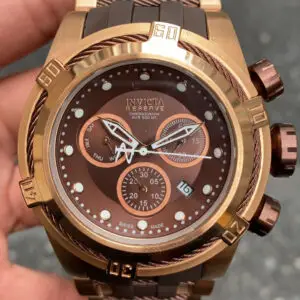 Invicta Reserve Zeus Bolt Kahverengi Rose