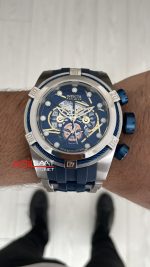 Invicta Zeus Bolt Silver 53mm Mavi Kadran