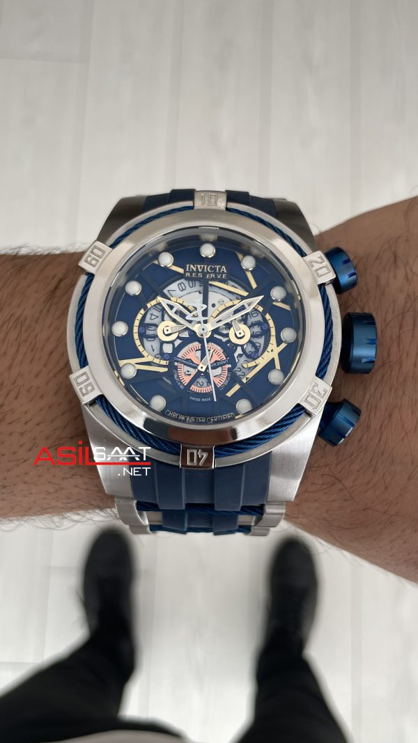 Invicta Zeus Bolt Silver 53mm Mavi Kadran Invicta Zeus Bolt Silver 53mm Mavi Kadran