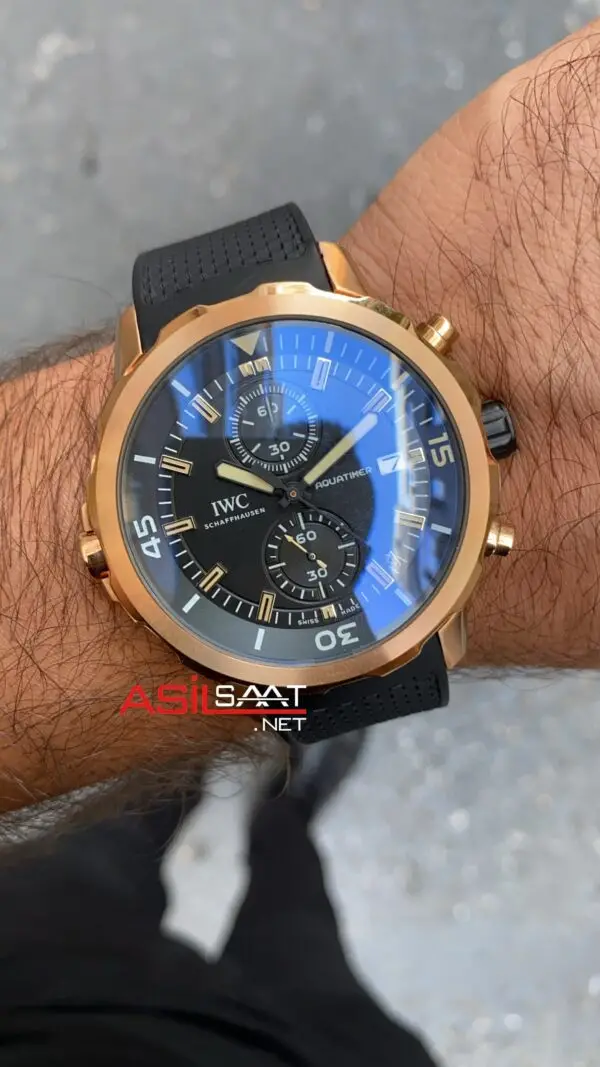 Iwc Aquatimer IW379503 Expedition Charles Darwin Rose Siyah