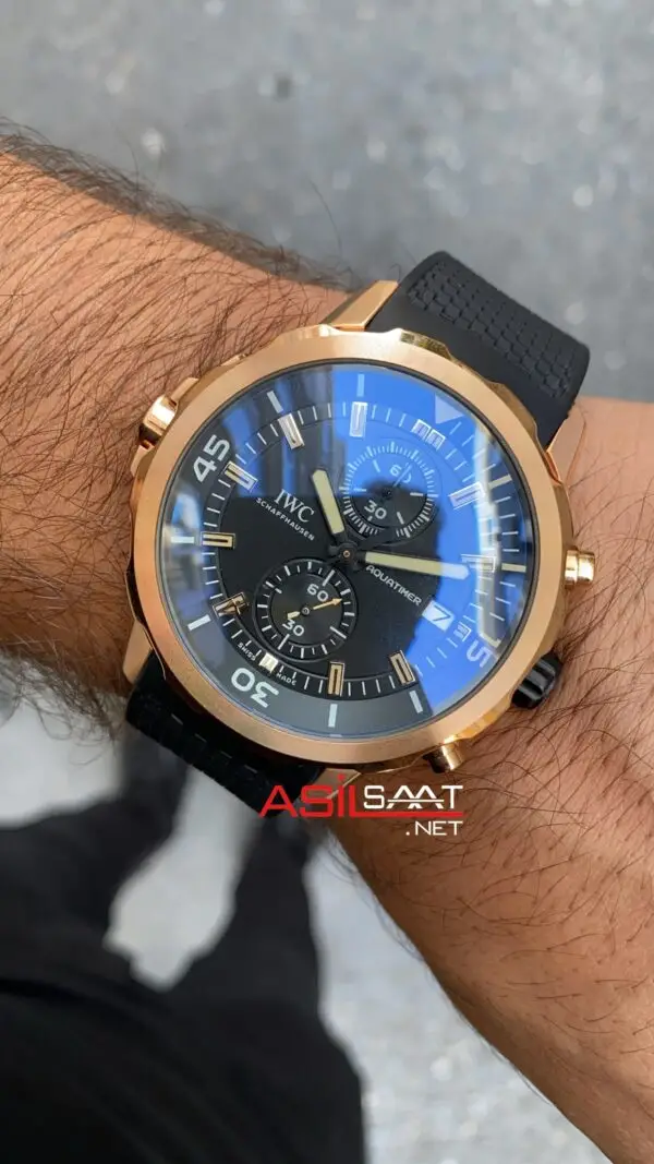 Iwc Aquatimer IW379503 Expedition Charles Darwin Rose Siyah