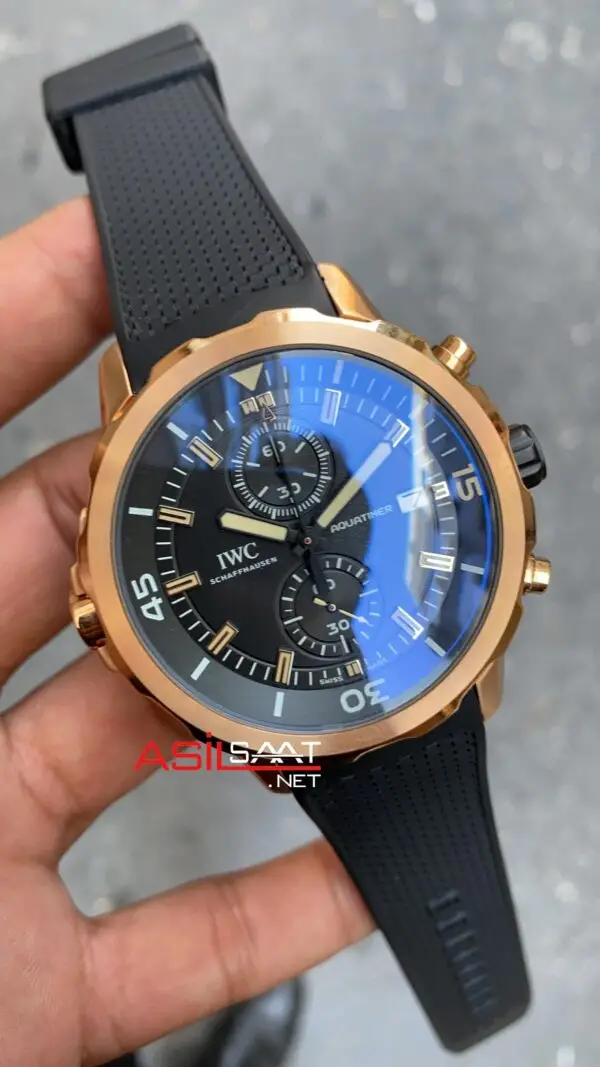 Iwc Aquatimer IW379503 Expedition Charles Darwin Rose Siyah