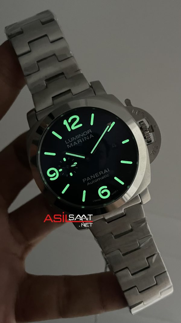 Panerai Luminor Marina PAM01316 Mavi Kadran 44mm Silver Replika Saat Panerai Luminor Marina PAM01316 Mavi Kadran 44mm Silver Replika Saat