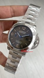 Panerai Luminor Marina Quaranta Verde Militare PAM1304 Yeşil Kadran 44mm Silver Replika Saat