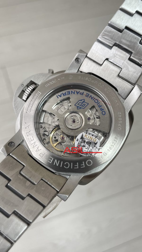Panerai Luminor Marina Quaranta Verde Militare PAM1304 Yeşil Kadran 44mm Silver Replika Saat Panerai Luminor Marina Quaranta Verde Militare PAM1304 Yeşil Kadran 44mm Silver Replika Saat