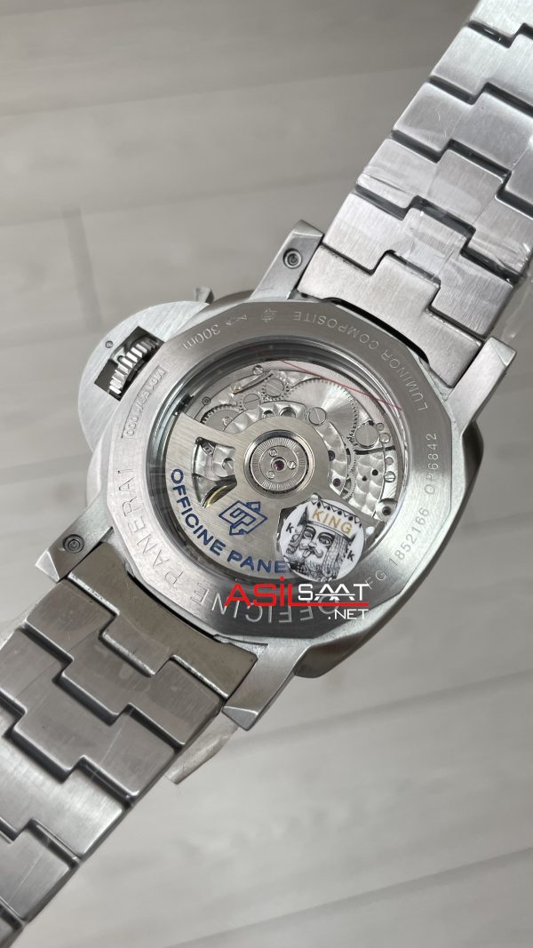 Panerai Luminor Marina Quaranta Verde Militare PAM1304 Yeşil Kadran 44mm Silver Replika Saat Panerai Luminor Marina Quaranta Verde Militare PAM1304 Yeşil Kadran 44mm Silver Replika Saat