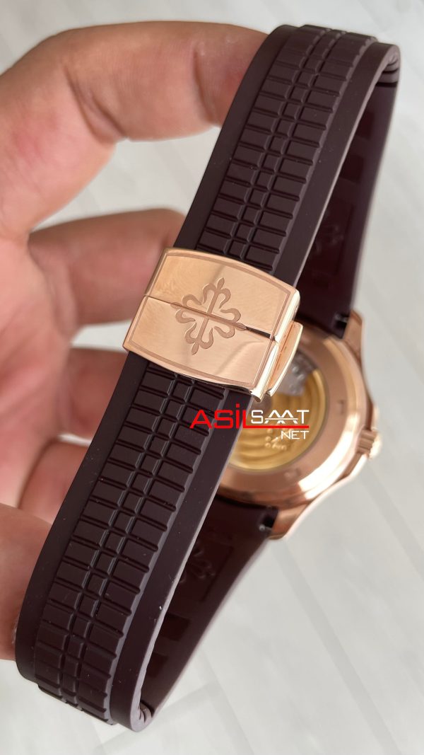 Patek Philippe Aquanaut 5168R Chocolate 40mm Kahverengi Rosegold Swiss ETA Saat GR Factory Patek Philippe Aquanaut 5168R Chocolate 40mm Kahverengi Rosegold Swiss ETA Saat GR Factory