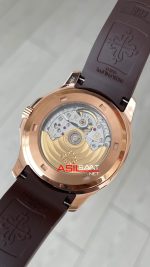 Patek Philippe Aquanaut 5168R Chocolate 40mm Kahverengi Rosegold Swiss ETA Saat GR Factory