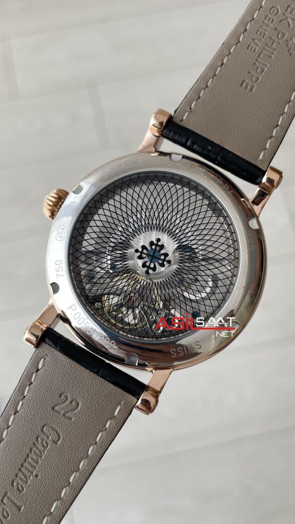 Patek Philippe Geneve Tourbillon Moonphase Skeleton Diamond Dial Siyah Kadran 42 mm İskelet Taşlı Rose Replika Saat Patek Philippe Geneve Tourbillon Moonphase Skeleton Diamond Dial Siyah Kadran 42 mm İskelet Taşlı Rose Replika Saat