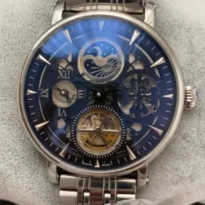 Patek Philippe Geneve Tourbillon Silver Siyah
