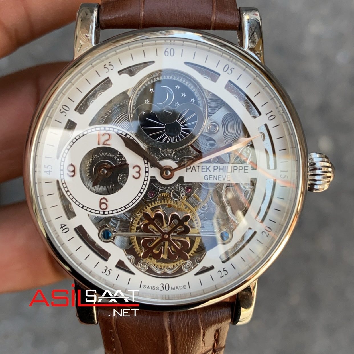 Patek philippe dual macpherson time moonphase tourbillon