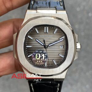 Patek Philippe Nautilus 5711 Gri Kadran Deri