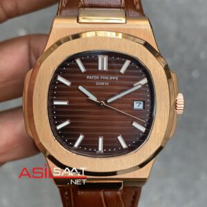 Patek Philippe Nautilus 5711R Chocolate Rose Kahverengi Kadran