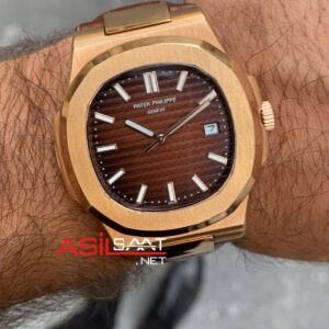 Patek Philippe Nautilus 5711R Chocolate Rose Kahverengi Kadran