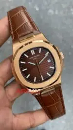 Patek Philippe Nautilus 5711R Chocolate Rose Kahverengi Kadran