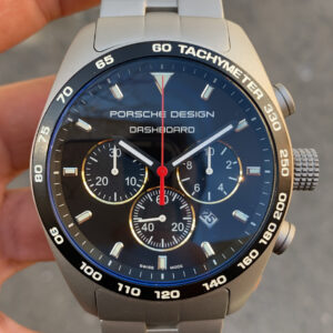 Porsche Design Dashboard Chronograph P 6612 Gri Kasa Siyah Kadran Seramik Bezel