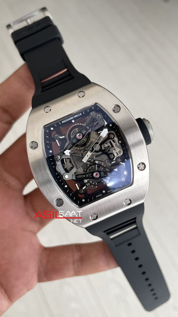 Richard Mille Bubba Watson Magnesium RM 038 Silver Replika Saat