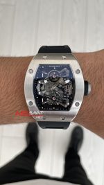 Richard Mille Bubba Watson Magnesium RM 038 Silver Replika Saat