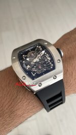 Richard Mille Bubba Watson Magnesium RM 038 Silver Replika Saat