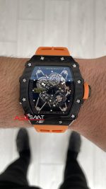 Richard Mille Rafael Nadal RM35-01 Carbon Turuncu Replika Saat