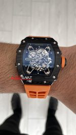 Richard Mille Rafael Nadal RM35-01 Carbon Turuncu Replika Saat