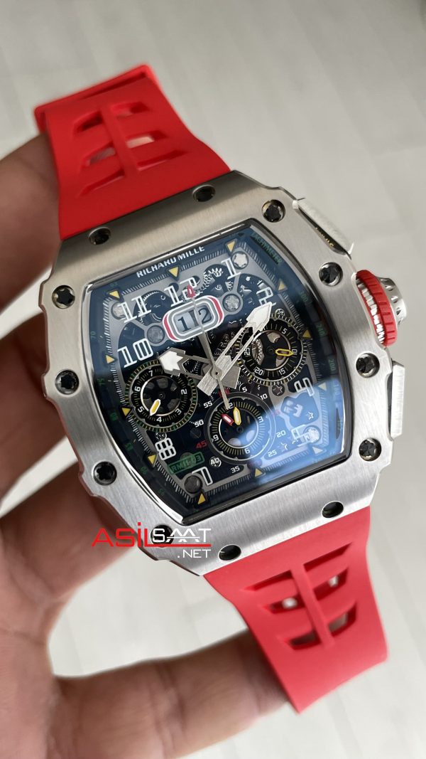 Richard Mille RM011 Titanium Flyback Kırmızı Chronograph 50mm Richard Mille RM011 Titanium Flyback Kırmızı Chronograph 50mm
